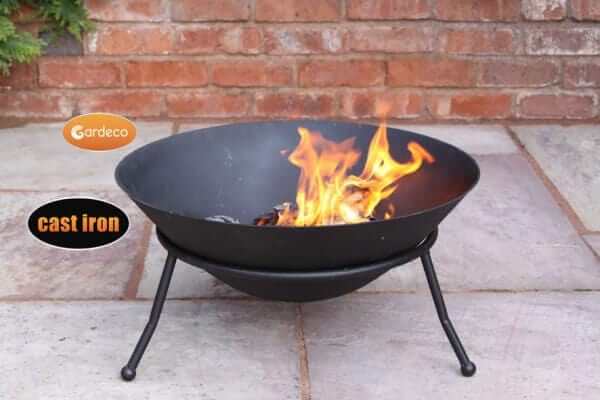Perfect Patio UK Medium Cast Iron Fire Bowl